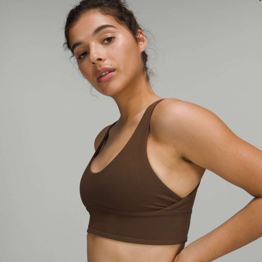 Lululemon Align Roasted Brown Multi / Deep Artifact Bra *Light Support, A/B Sz 6